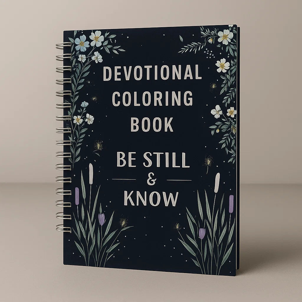Be Still & Know: Devotional Coloring Book for Adults (50% OFF)