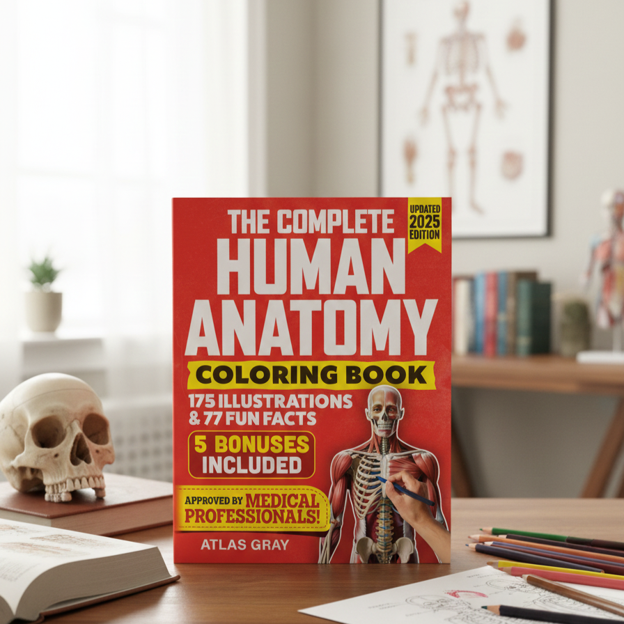 The Complete Human Anatomy Coloring Book