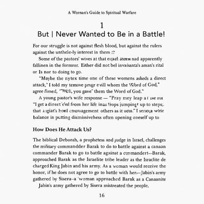 A Woman's Guide to Spiritual Warfare (50% OFF)