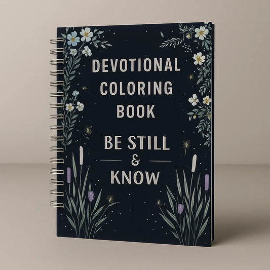 Be Still & Know: Devotional Coloring Book for Adults (50% OFF)