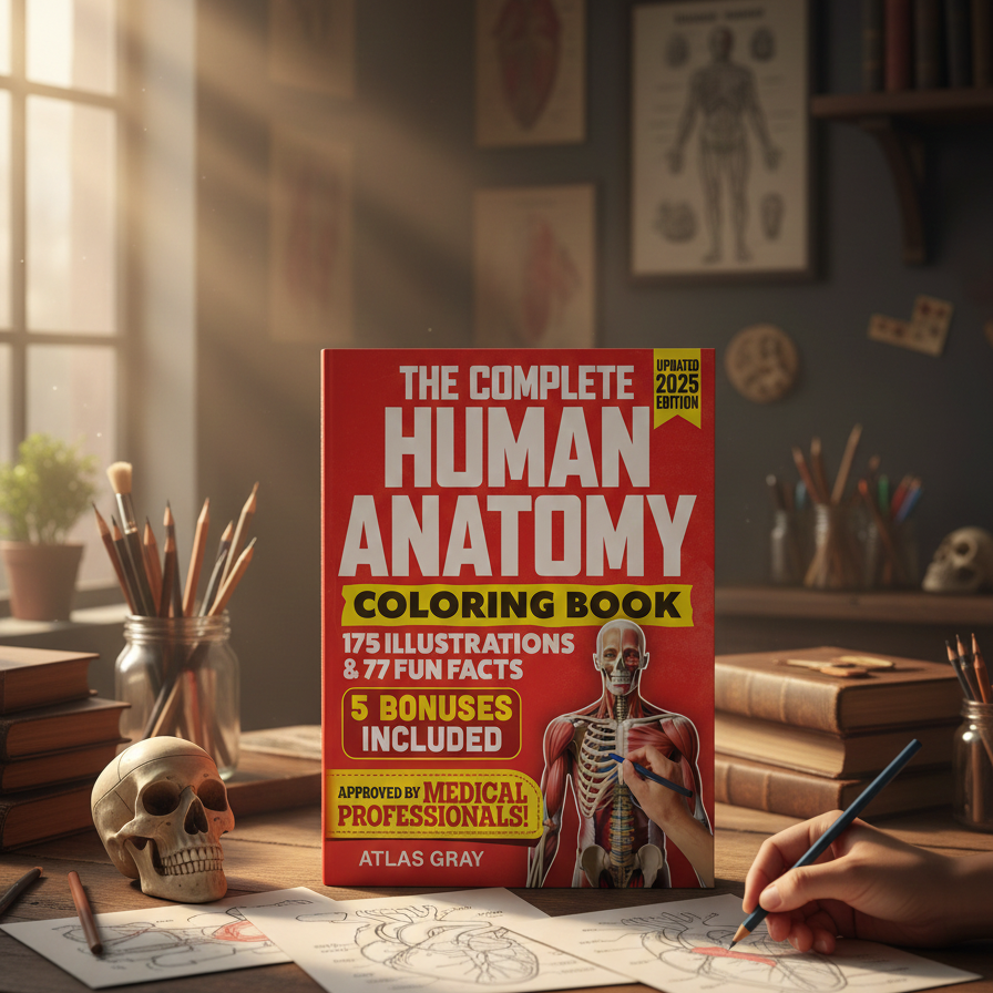The Complete Human Anatomy Coloring Book