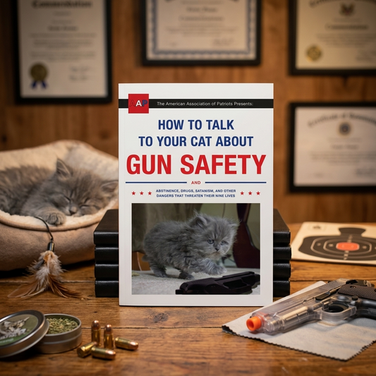 How to Talk to Your Cat about Gun Safety