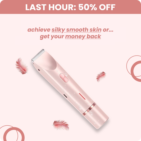 SilkyGlow - The Ultimate 2-in-1 Body Shaver (50% OFF)