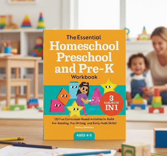 The Essential Homeschool Preschool and Pre-K Workbook (50% OFF)